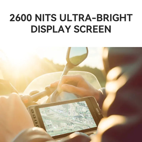 HUGEROCK X70 7 Inch Android Tablet Octa Core 10000mAh Sunlight Readable 2600 Nits Sustained Brightness IP67 Sports Case for Road HUGEROCK X70 7 Inch Android Tablet Octa Core 10000mAh Sunlight Readable 2600 Nits Sustained Brightness IP67 Sports Case for Road