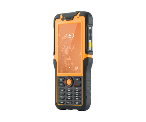 HUGEROCK S50EX Nfc Sunlight Readable Dual Sim Card 500 nit 5000mAh 1d 2d Barcode Scanner reader IP67 rugged pda android handheld