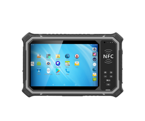 HUGEROCK R80 2.0ghz 1000 nit Industrial 8+128gb Barcode Waterproof Handheld Rfid Scanner ip67 rug rugged Tablet Pc Android