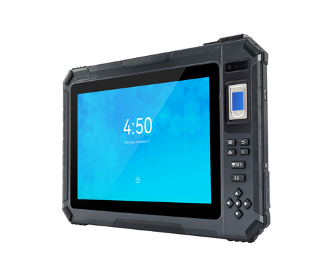 HUGEROCK B101 Android Customize Nfc Cards Rugged Tablet Biometric Fingerprint 10.1 Inch 1000 Nits Industrial Tablet PC