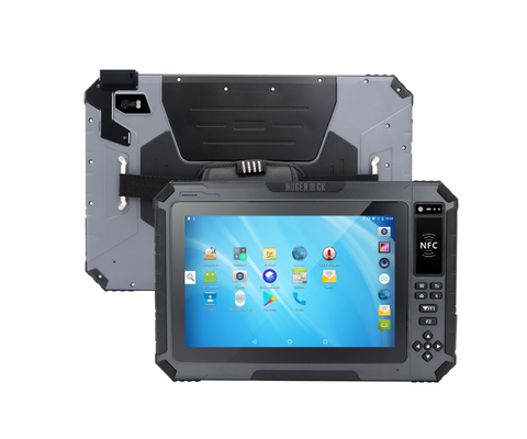 HUGEROCK R101 10.1\" Android Industrial Rugged Tablet PC IP65 Waterproof Shockproof 1000 nit NFC 2D Barcode Scanner USB Camera