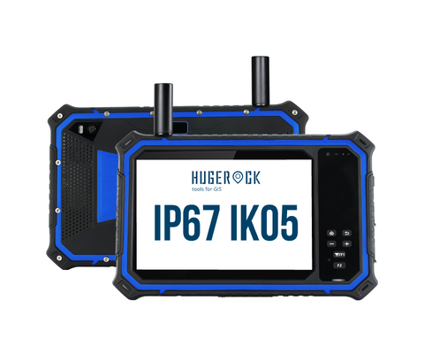 HUGEROCK G80N 1.8 Ghz 128gb Android 1000nits Gnss Receiver All In One Desktops Computer Industrial Panel rugged car Tablet PC