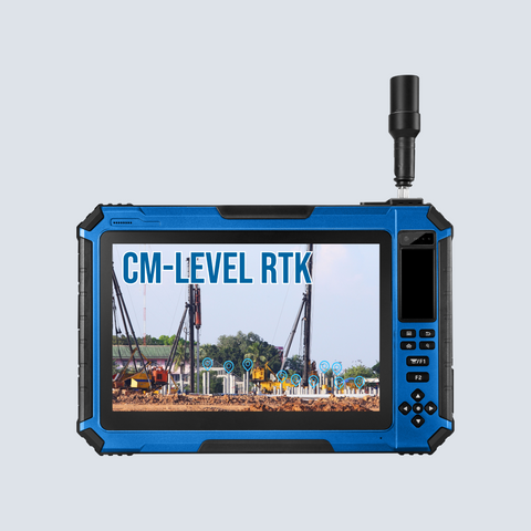 HUGEROCK G101M 2.0Ghz 1000 nit Lcd FHD Screen Industrial Panel Pc Multi-frequency Antenna Rtk Gps android rugged tablet