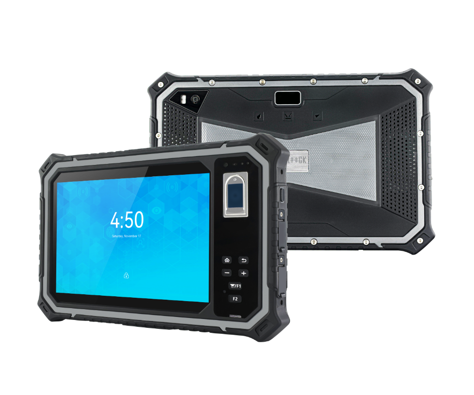 HUGEROCK B80 8gb Android 1000 nit Interactive Panel With Rfid Reader Fingerprint rugged Outdoor Handheld Tablet Pc Computer