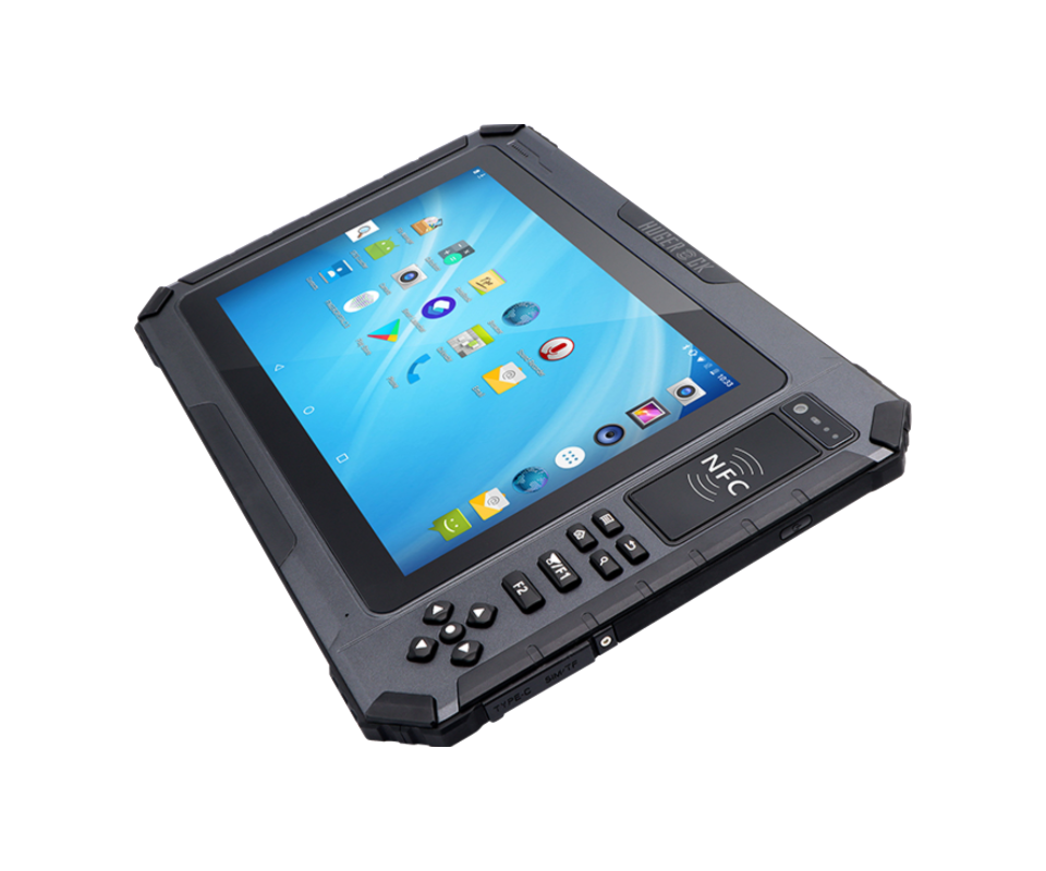 HUGEROCK R101 10.1\" Android Industrial Rugged Tablet PC IP65 Waterproof Shockproof 1000 nit NFC 2D Barcode Scanner USB Camera