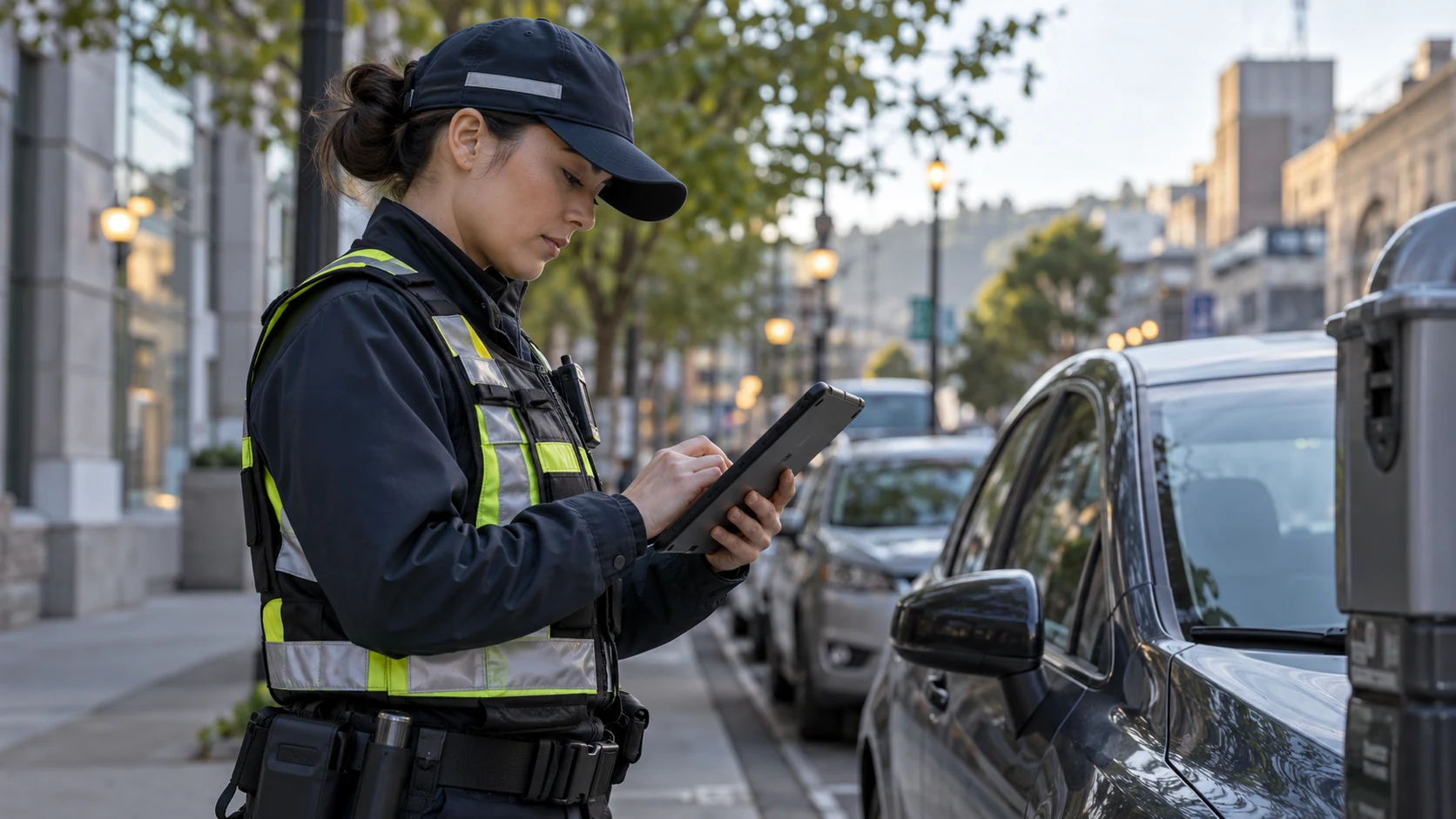 Mobile enforcement & edge recognition — application illustration