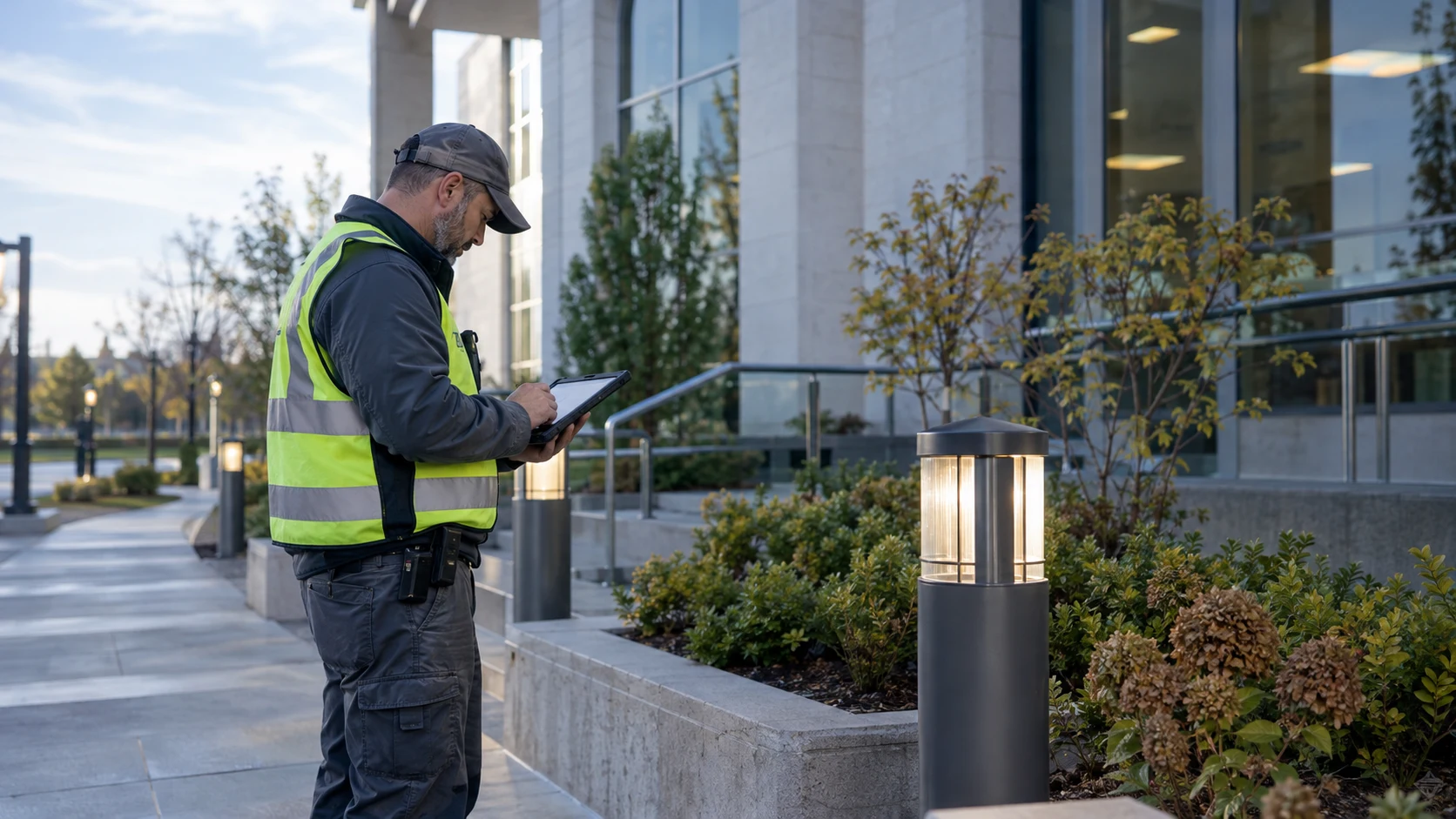 Public-facility management & mobile rounds