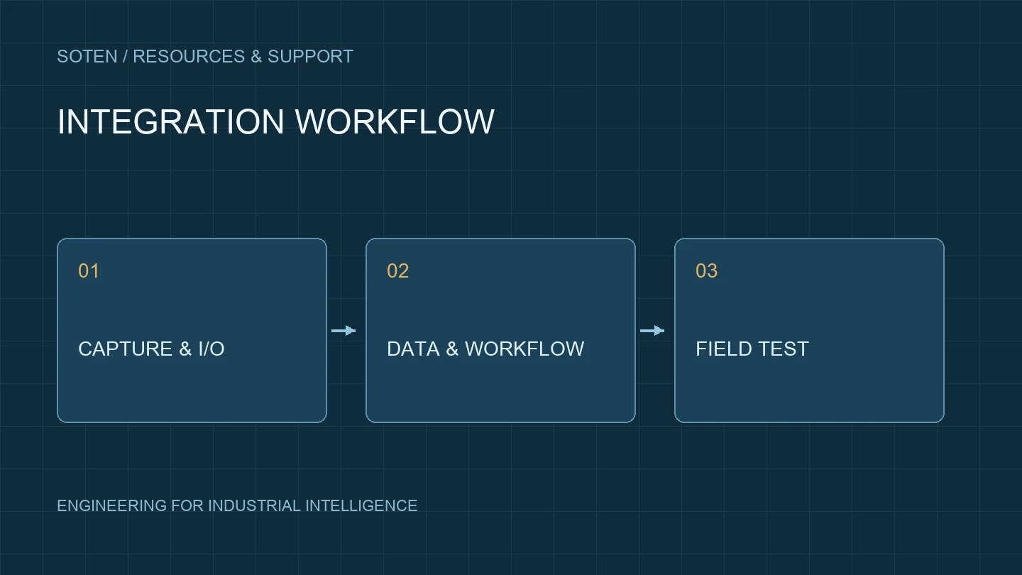 Barcode, UHF and NFC integration checks