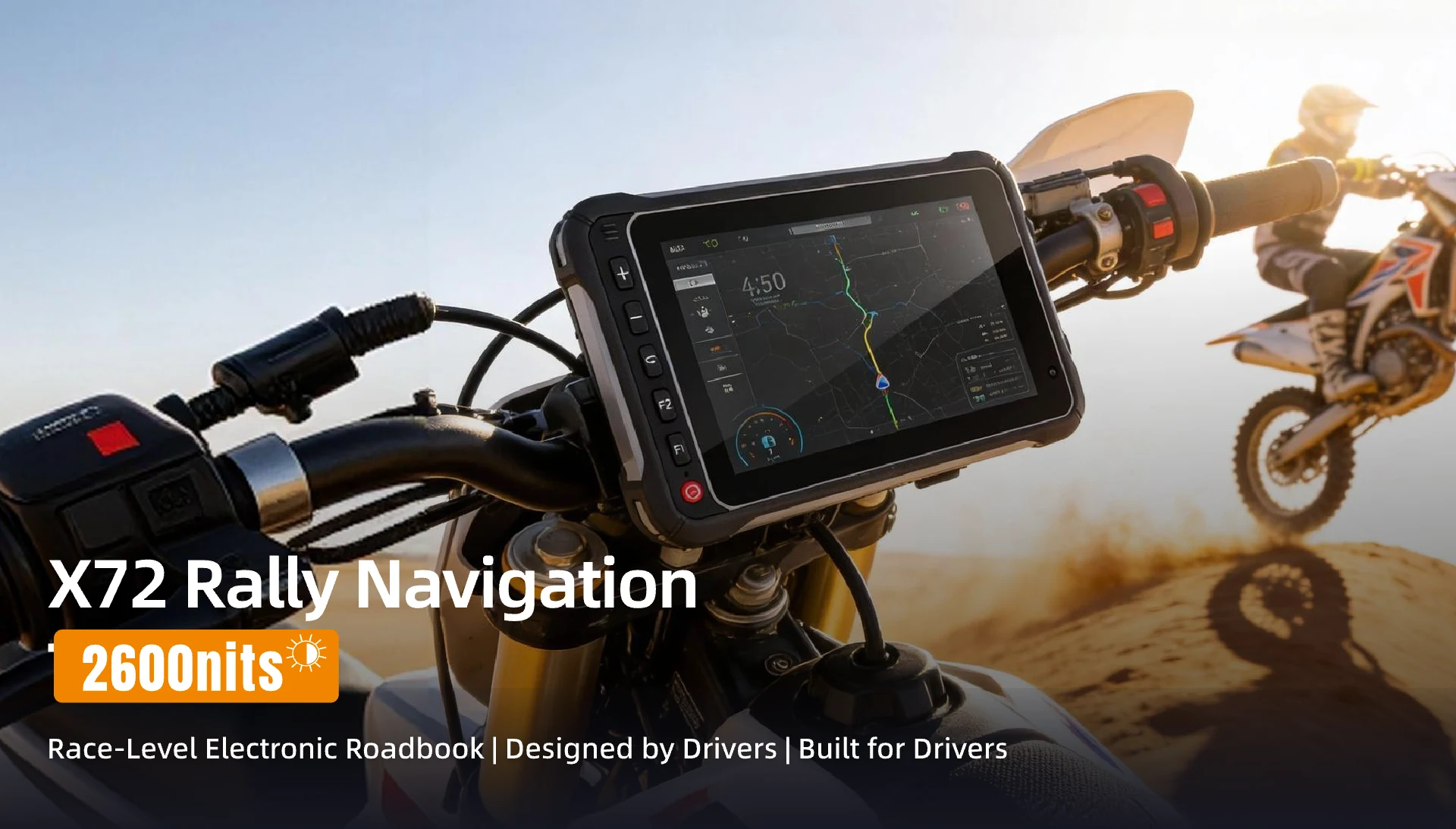 HUGEROCK X72 rallye navigation graphique promotionnel