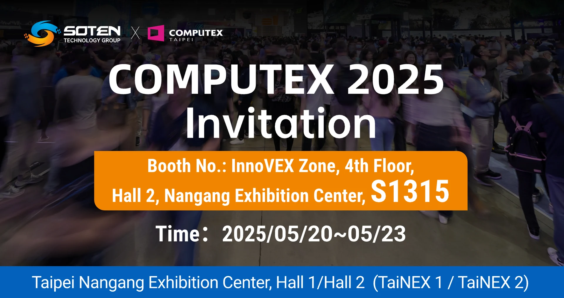 COMPUTEX 2025 Messeeinladungsgrafik